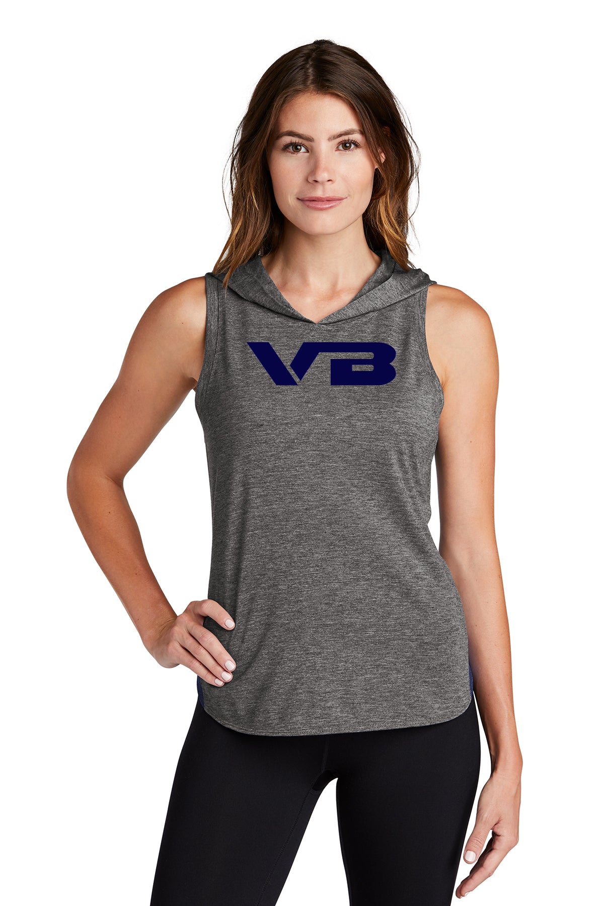 VBALLIFE Ladies Sleeveless Wicking Hoodie Tank