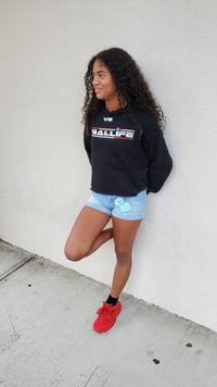 VBALLIFE CROPPED FLEECE HOODIE