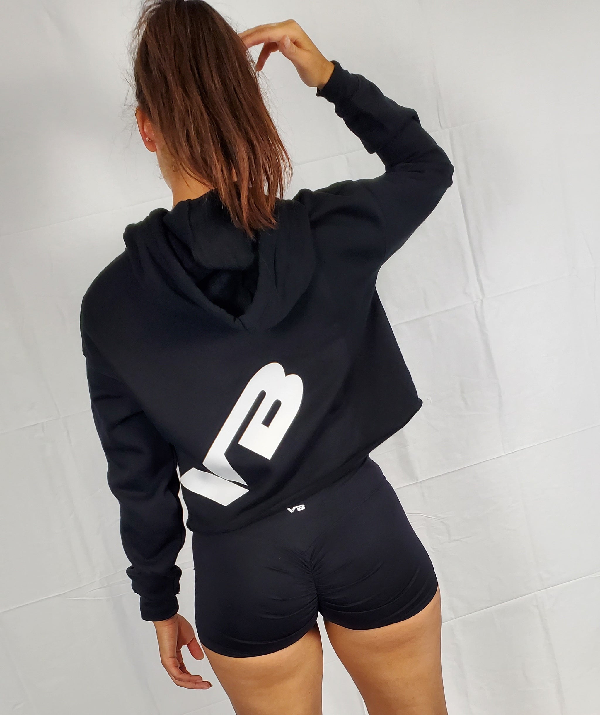 VBALLIFE CROPPED FLEECE HOODIE