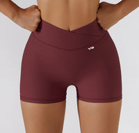 VB Premium Ribbed V Cut Yoga Short Set