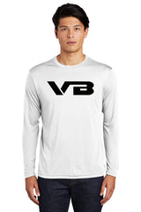 VBALLIFE Long Sleeve Competitor Tee with VB chest