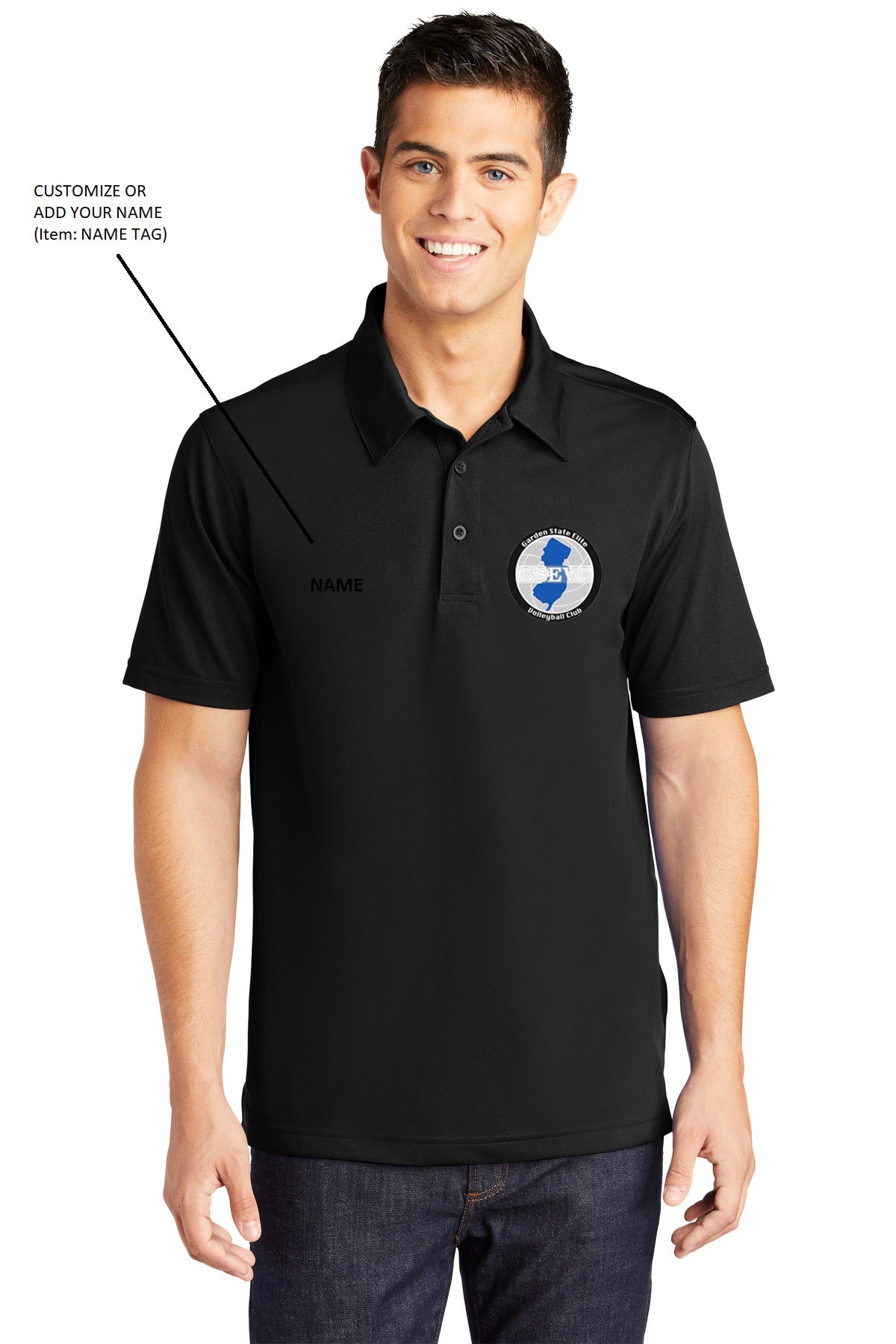 GSEVC Embroider PosiCharge® Active Textured Polo