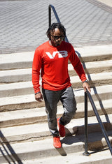 VBALLIFE Long Sleeve Competitor Tee with VB chest