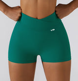 VB Premium Ribbed V Cut Yoga Short Set