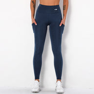 VBALLIFE Petite Workout Premium Leggings with seamless stipes styles