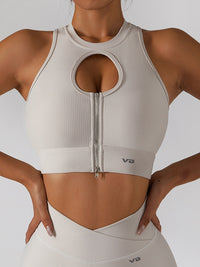 VB Premium Ribbed V Cut Yoga Short Set